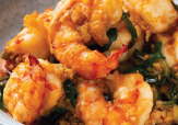 Garlic Prawn — Chinese dish at Pokhara Chinese Restaurant